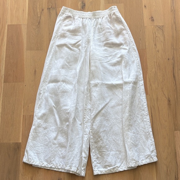 NWOT Lands’ End Linen Palazzo Pant - Picture 2 of 5